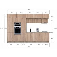 Bucatarie ZONE 360 FRONT PAL K002 / decor  3025